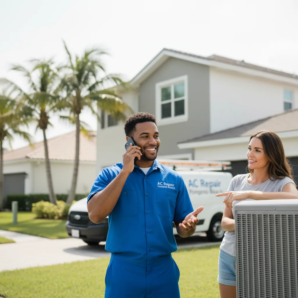AC Repair Pompano Beach customer support in Purlear